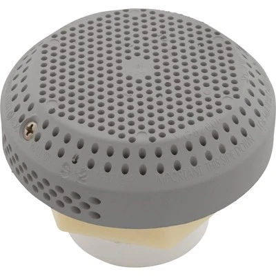 Suct Assy, WW 3-1/2" Hi-Flow, 2-3/8"hs, 1-1/2"s, Gry, w/o Vac Brk : 640-3257V
