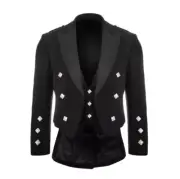 Scottish Prince Charlie Kilt Jacket & Waistcoat 42L