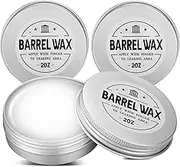 3 Pcs Barrel Sealing Wax 2 oz Aging Barrel Wax and 3 Pcs Stickers for Wine Bourbon Whiskey Aging