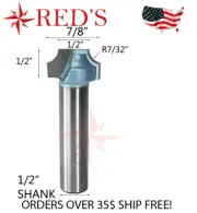 Tideway Carbide Ind RC1153 CNC MDF FAUX Cabinet Door Panel 1/2" shank router bit