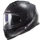 FF800 Storm II Solid Gloss Black Full Face Helmet