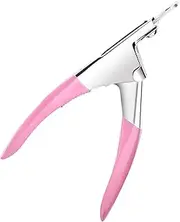 Fake Nail Clippers | False Fingernail Trimmer | Type U Stainless Fingernail Trimmer for Salon Home Nail Design, Clippers for Precise Manicures