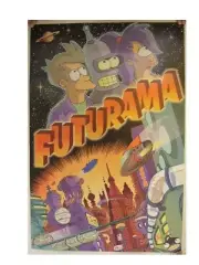 Futurama Poster Commercial Fry Bender Leela