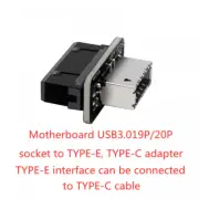 19/20P To Type E Adapter Connecter for Motherboard USB3.0/3.1 19pin Port