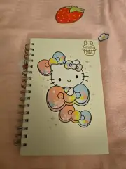 2024 Sanrio Hello Kitty Spiral Notebook Hard Cover 160 Lined Pages Special Ed