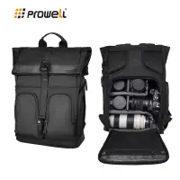 在飛比找PChome24h購物優惠-【Prowell】一機多鏡多功能相機後背包 相機保護包 專業