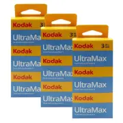 3x Kodak UltraMax Unit 400 Color Negative Film (35mm, 36 Exposures) - 3 Pack