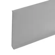 20ft x 5" Baseboard Trim Peel and Stick Wall Flexible Molding Trim Gray
