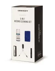 [Crosley] 5 In 1 Record Cleaning Set in White