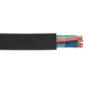 100' 16/24 SOOW Portable Power Cable Flexible CPE Jacket Black 600V