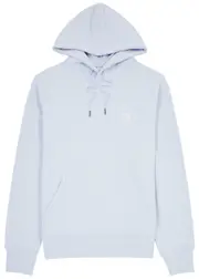 Daily Paper Circle Logo-print Hooded Cotton Sweatshirt - Light Blue - S S