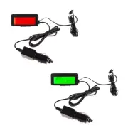 Durable Indoor LCD Temperature Gauge Automotive LCD Digital Display Thermometer