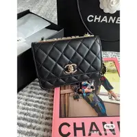 在飛比找蝦皮購物優惠-Chanel mini trendy cc woc Logo