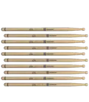 5 PACK ProMark TXDCBYOSW Signature BYOS, Hickory Tip Marching Drumsticks