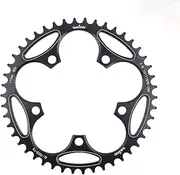 110/130 BCD Chainring 36/38/40/42/44/46/48/50/52/54/56/58/60T 5 Screws Round Narrow Wide Bicycle Chainring for 9/10/11 Speed Road Bike Folding Bicycle