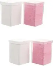 SOESFOUFU 2sets Professional Eyelash Glue Nail Polish Remover Wipes Lint Disposables for Easy Cleaning 2boxes*2