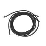 More of Me to Love Elastic Dress Shoelaces - ONE Pair, Black or Brown, Stretch