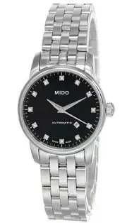 MIDO Baroncelli 29MM SS Diamond Black Dial Women's Watch M76004681
