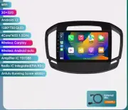 Radio 2 din For Opel Insigna USB Bluetooth Navigator Wifi GPS 13/17 Carplay