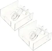 Crylic Paper Towel Holder 2-Pack Square Tissue Box Napkin Dispenser for Table Buffet Kitchen Office