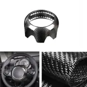 For Mini F54 F55 F56 F57 F60 Car Inner Steering Wheel Cover Trim Carbon Fiber (for: Mini)