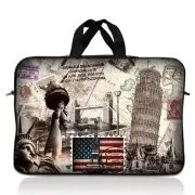 10.2 Inch Tablet Laptop Sleeve Bag Carry Case iPad Pouch with Handle US Stamp