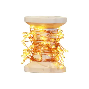 【YU Living】LED 裝飾燈串捲 季節裝飾燈串 長430cm(暖黃光)
