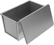 Outanaya Bread Loaf Pan with Lid Portable Baking Container for Homemade Bread Durable Nonstick for Travel Use Capacity