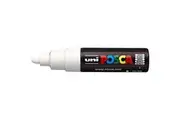 Uni Posca PC-7M Broad Bullet Tip Paint Marker - White