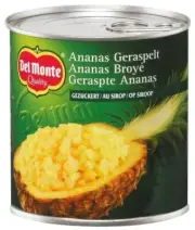 Del Monte Pineapple Shredded And Sugared Can 446ml 6er Pack