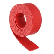 Leather Straps, 1.2 Inch Wide 79 Inch Long Flat Leather Strips Cord, Red