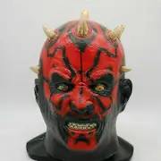 Szsh Star Wars Darth Maul Deluxe Adult Evil Scary Costume Mask Latex Halloween Party