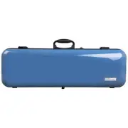 GEWA Violin Case, Air 2.1, Oblong, 4/4, Blue/Black, High Gloss, w/Subway Handle
