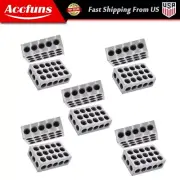 5 MATCHED PAIRS ULTRA PRECISION 1-2-3 BLOCKS 23 HOLES .0002" MACHINIST 123