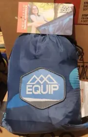 Equip Two Person Travel Hammock Filtered Ombre Blue New