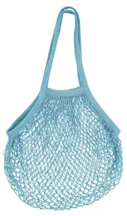 Long Handle String Market Bag (Blue)