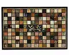 6'x3' black Marble Dining Coffee Corner Center Table Top inlay Mosaic decor k3