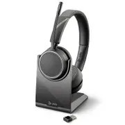 Poly Voyager 4220 UC Stereo Wireless Headset With Charging Stand, MS Teams, USB-C
