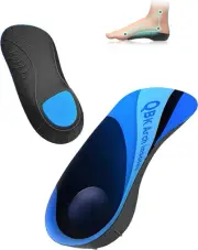 Insoles for Plantar Fasciitis, QBK Foot Pain Relief, Correction of Flat Feet,...