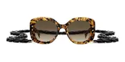 Carolina Herrera HER 0254/S 086/HA Women’s Sunglasses Tortoiseshell Size 53
