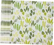 HEATSHAKING 3 Packs Leaf Print Paper Napkins Disposable Guest Napkins for Weddings Dinner Parties and Garden Events Soft and Stylish Tissue for Restaurants and Bakeries