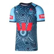 NSW Blues SOO Mens Indigenous Jersey | Blue by Sporting House