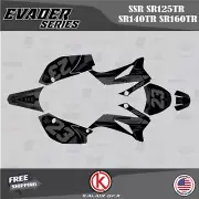 Graphics Kit for SSR SR125TR SR140TR SR160TR Evader Series - Blue Shift