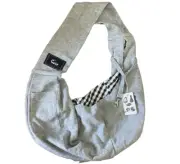 Cuby Dog and Cat Sling Carrier Hands Free Reversible Pet Bag - Small to Medium