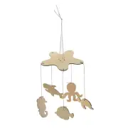 DIY Wood Sealife Mobile Craft Kits -12 - Craft Kits - 12 Pieces