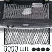 Rear Trunk Envelope Style Mesh Cargo Net for NISSAN PATHFINDER 2013-2024