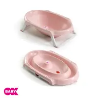 在飛比找momo購物網優惠-【OKBABY】嬰兒澡盆 Onda Slim(按壓收納式安全