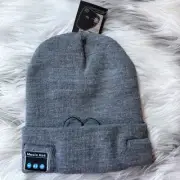 Wireless Bluetooth Hat w Music Speakers Light LED Beanie Warm Cap Headphones NWT