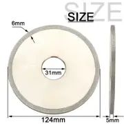 5" Diamond Grinding Wheel Disc Electroplated Cutter Angle Grinder Disc for Metal