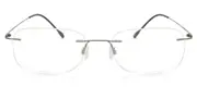 Square Rimless Titanium Men's Glasses Online Grey Size 52 - Lenses Included - Private Health Rebate - Blue Light Block - SmartBuy Collection